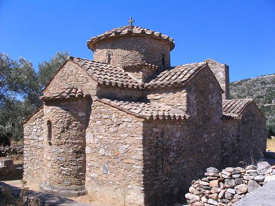 Saint George Diassoritis Church in Naxos Island Greece